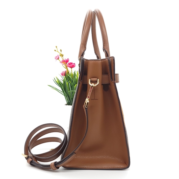 Michael Kors Hamilton MD Satchel Brown - Picture 2 of 10